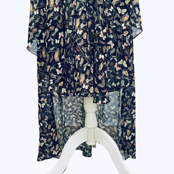 FOXIEDOX High Low Butterfly Print Dress - Small - Picture 5 of 9